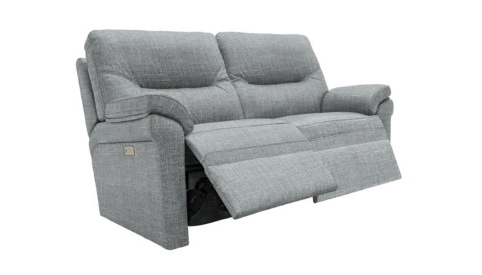 G Plan Seattle Fabric 2 Seater Power Double Recliner