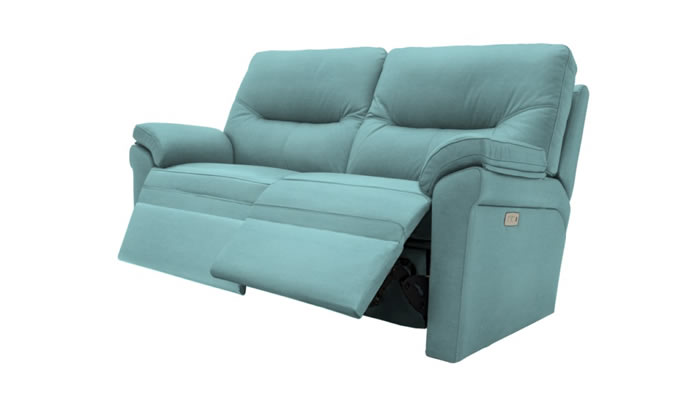 G Plan Seattle Fabric 2 Seater Power Double Recliner