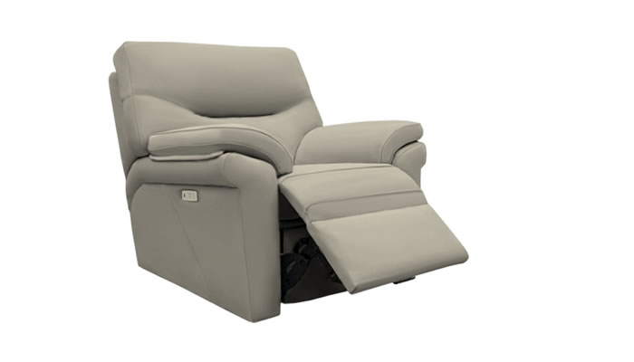 G Plan Seattle Leather Power Recliner