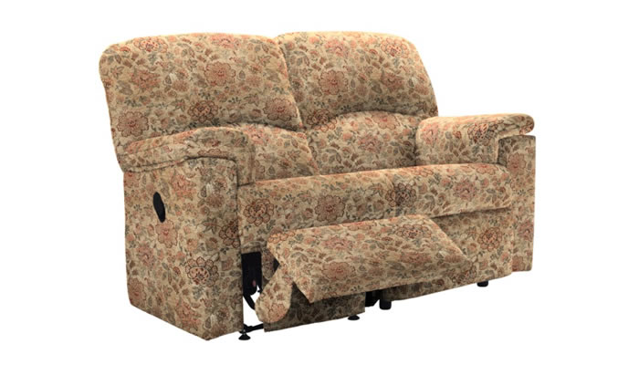 G Plan Chloe Fabric 2 Seater Power Single Recliner
