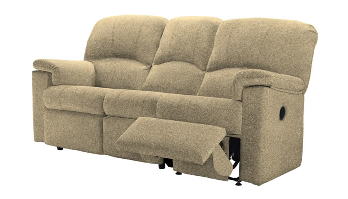 G Plan Chloe Fabric 3 Seater Power Single Recliner