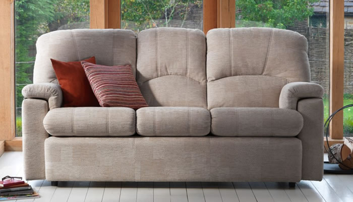 G Plan Chloe Fabric 3 Seater Power Double Recliner