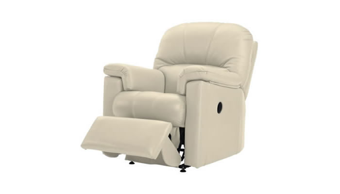 G Plan Chloe Leather Small Chair Power Recliner