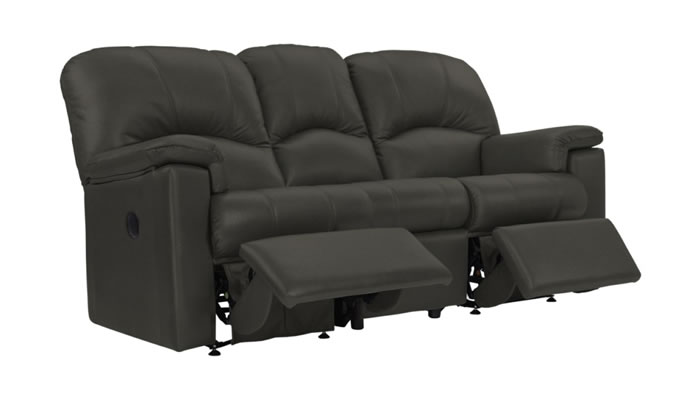 G Plan Chloe Leather 3 Seater Power Double Recliner
