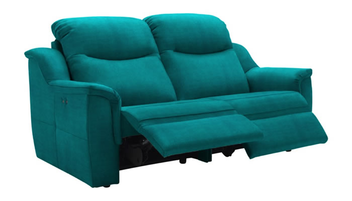 G Plan Firth Fabric 3 Seater Power Double Recliner