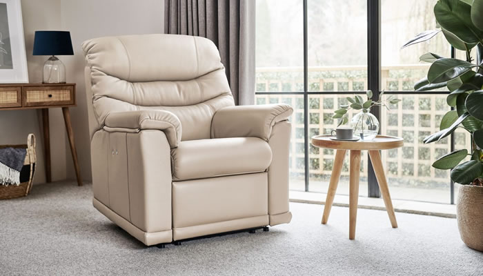 G Plan Malvern Leather Chair Manual Recliner
