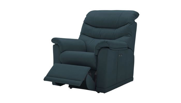 G Plan Malvern Leather Chair Power Recliner