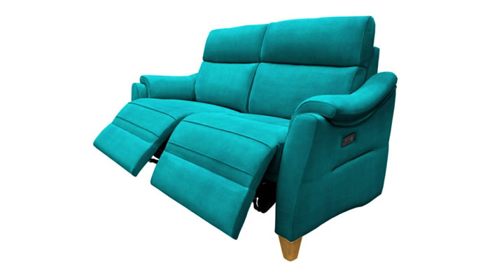 G Plan Hurst Fabric Small Power Double Recliner