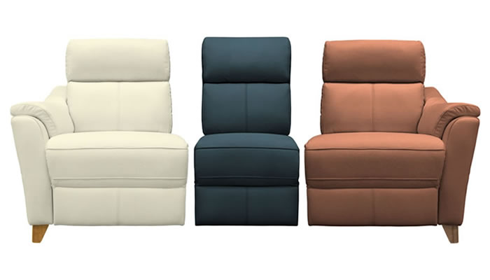 G Plan Hurst Leather Armless Centre Unit