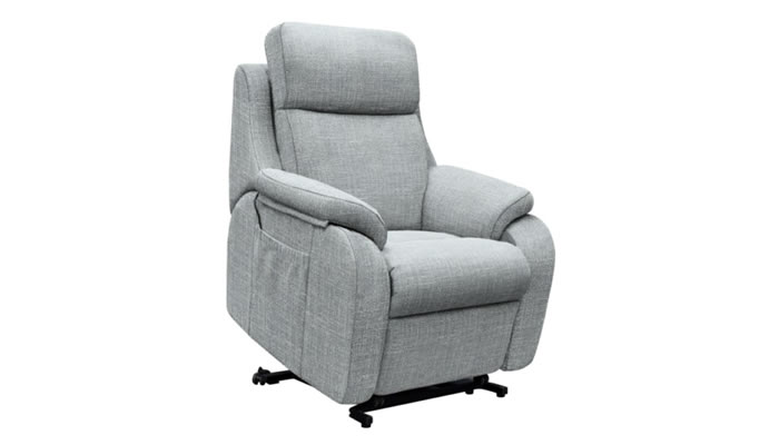 G Plan Kingsbury Fabric Small Chair Dual Elevate Riser Recliner