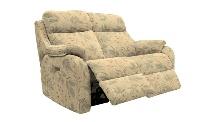G Plan Kingsbury Fabric 2 Seater Power DBL Recliner Headrest Lumbar