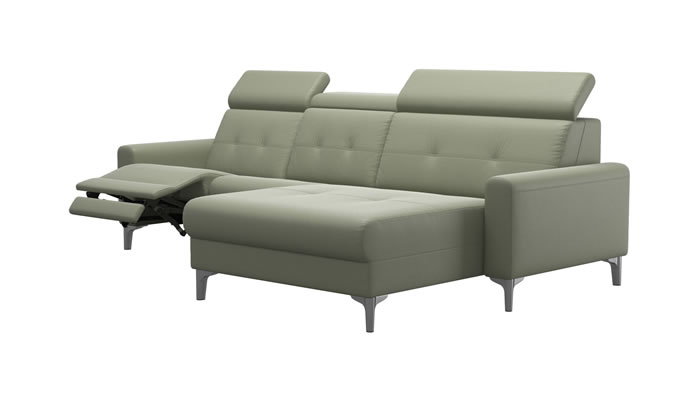 Stressless Anna A1 Leather 3 Seater Power Recliner Long Seat