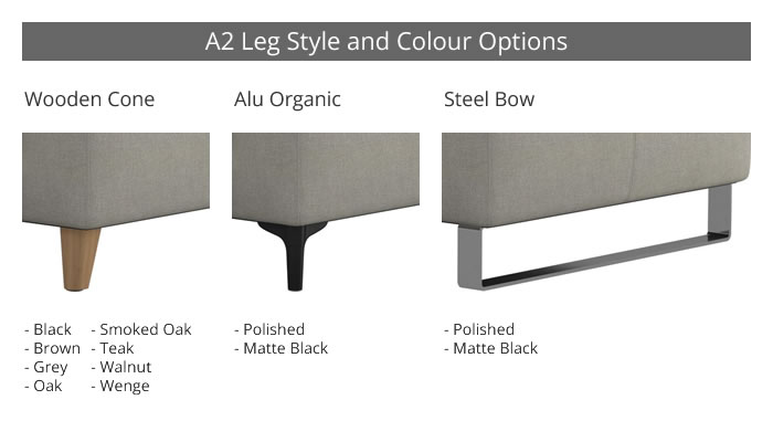 Stressless Anna A2 Leather 2 Seater Sofa Power Recliner