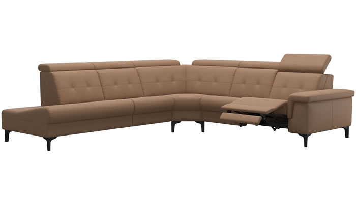 Stressless Anna A2 Leather 5 Seater Corner Sofa Power Recliner End Back