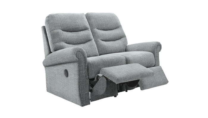 G Plan Holmes Fabric 2 Seater Powered Double Recliner