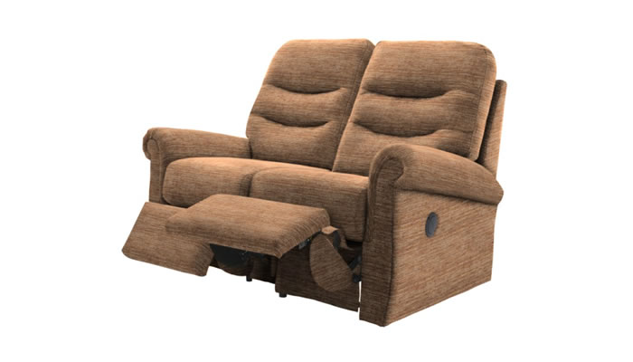 G Plan Holmes Fabric 2 Seater Powered Double Recliner