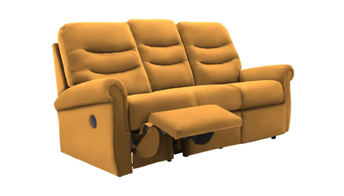 G Plan Holmes Fabric 3 Seater Manual Single Recliner