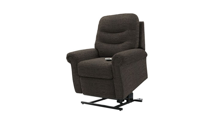 G Plan Holmes Fabric Small Chair Dual Elevate Riser Recliner