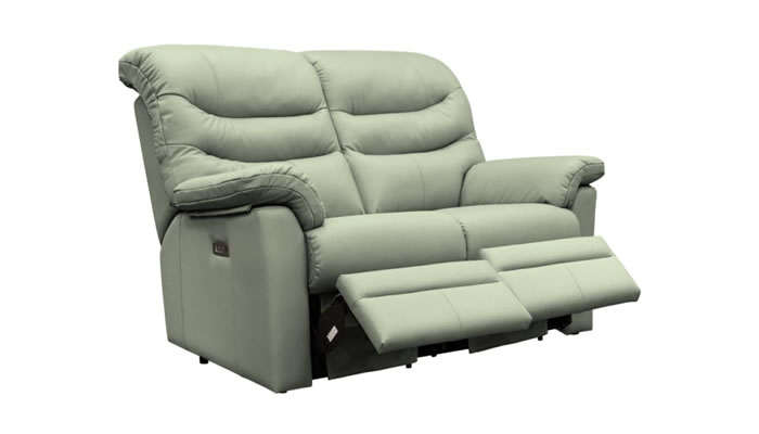 G Plan Ledbury Leather 2 Seater Power Double Recliner